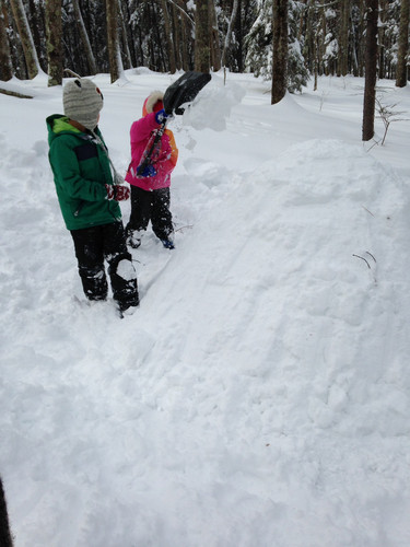 Building the foundation for our quinzee