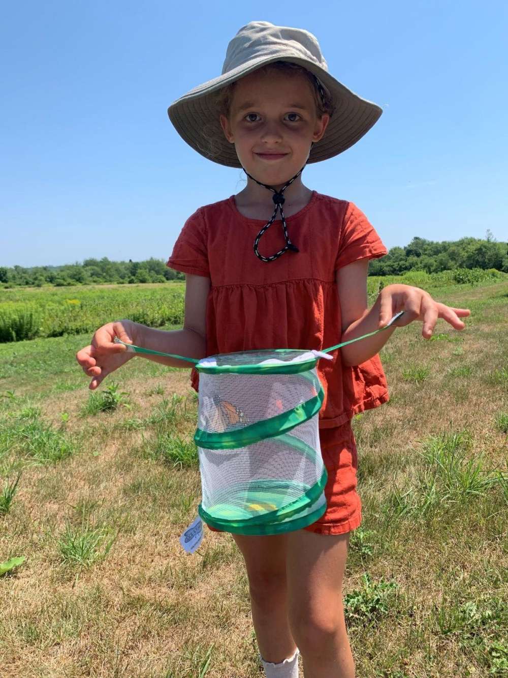 girl with butterfly