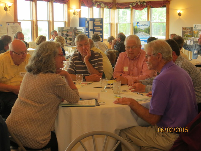 Participants discuss
