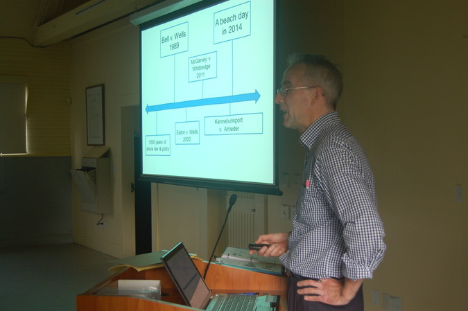 John Duff provides an overview of legal cases pertaining to Maine beach access