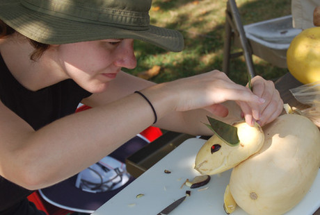 Culinary carving at Punkinfiddle
