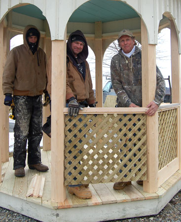 Robert Lang and crew