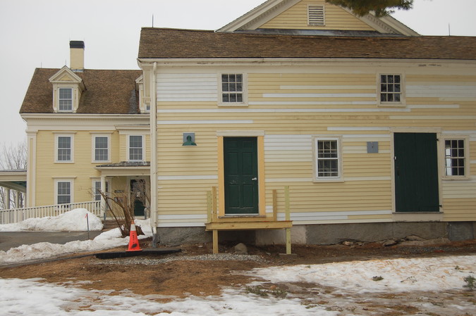 The siding is all up before winter ends