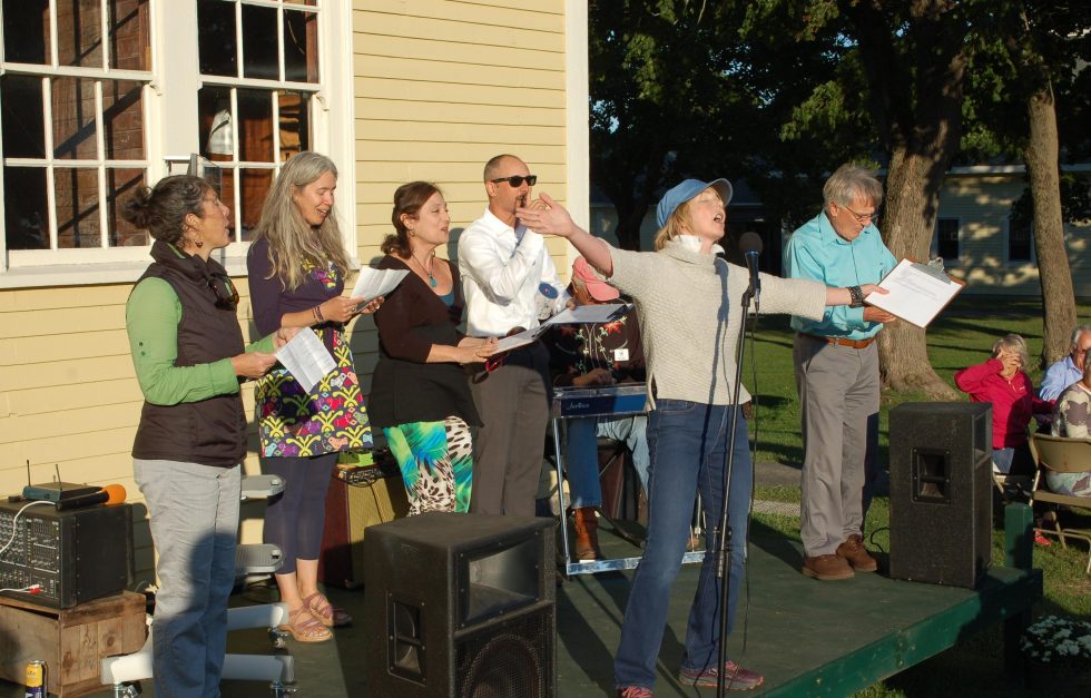 Singers at Summer 2022 Volunteer Party