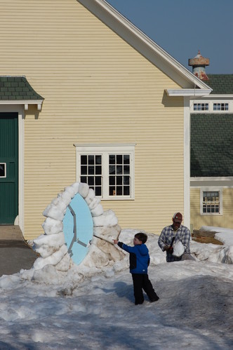 Snow sculpture