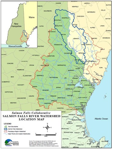 Salmon Falls River location map Salmon Falls River location map