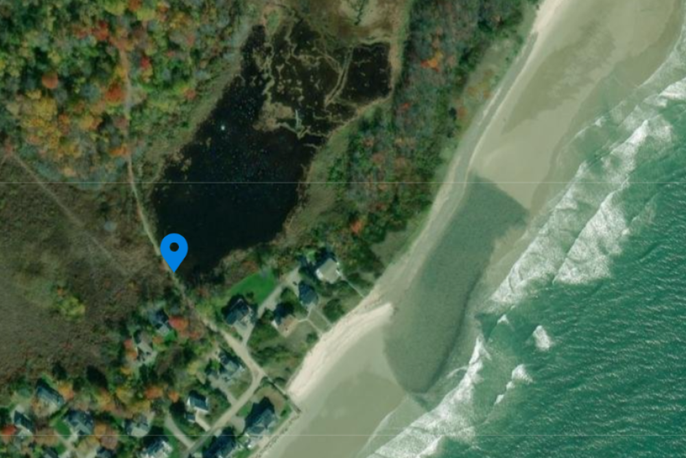 Barrier Beach - Satellite view